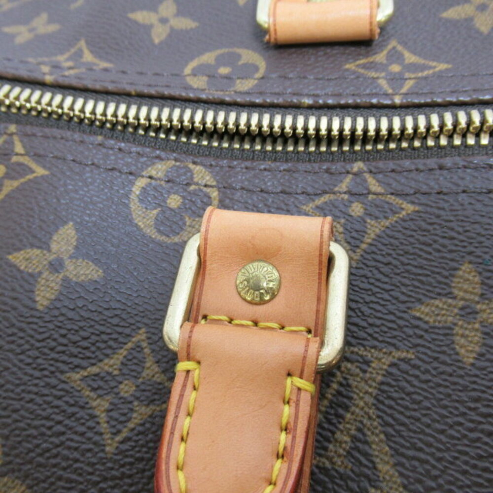 Louis Vuitton Keepall Handbag Boston Bag Brown Monogram - Picture 8 of 10